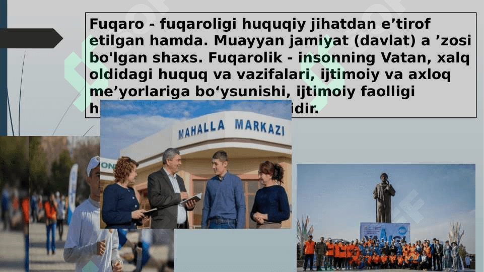Fuqorolik tarbiyasi O’quvchilarning yuksak ma’naviy-ahloqiy tarbiyasi 3