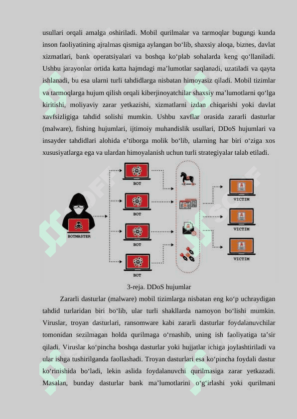 Mobil tizmlar va tarmoqlari zaiflik va tahdidlar 8