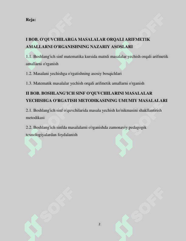 1-sinfda masalalar yechish orqali arifmetik amallarni o'rgatish metodikasi 2