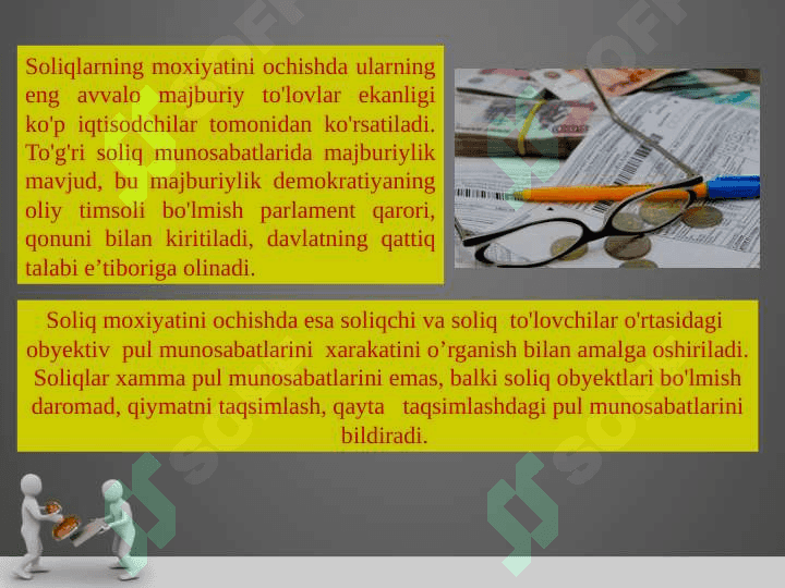SOLIQLARNI TO'LASH MUDDATARINI O'ZGARTIRISH VA UNING UMUMIY SHARTLARI 7