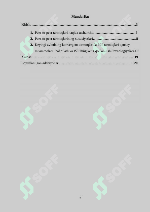 Keyingi avlodning konvergent tarmoqlarida P2P xizmati..docx 2