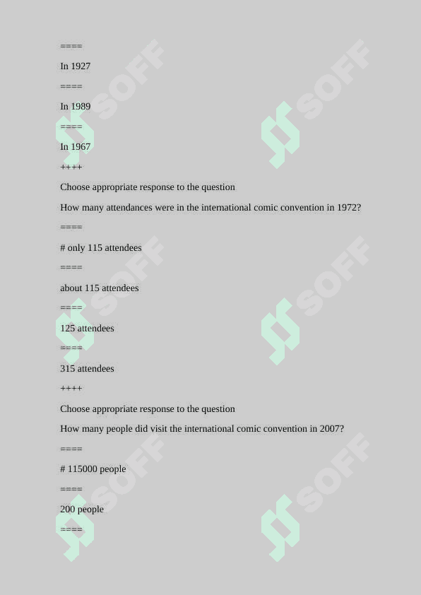 Ingliz tili test javoblari bilan 8
