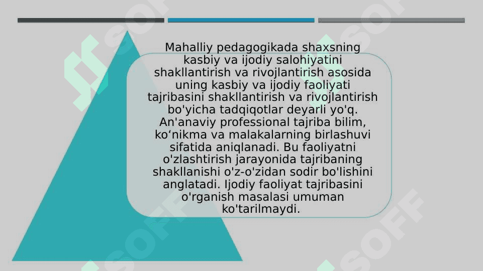 Kreativ pedagogika fanini o'qitishda o'quvchilarning ijodiy faoliyati va uning tuzilishi 5