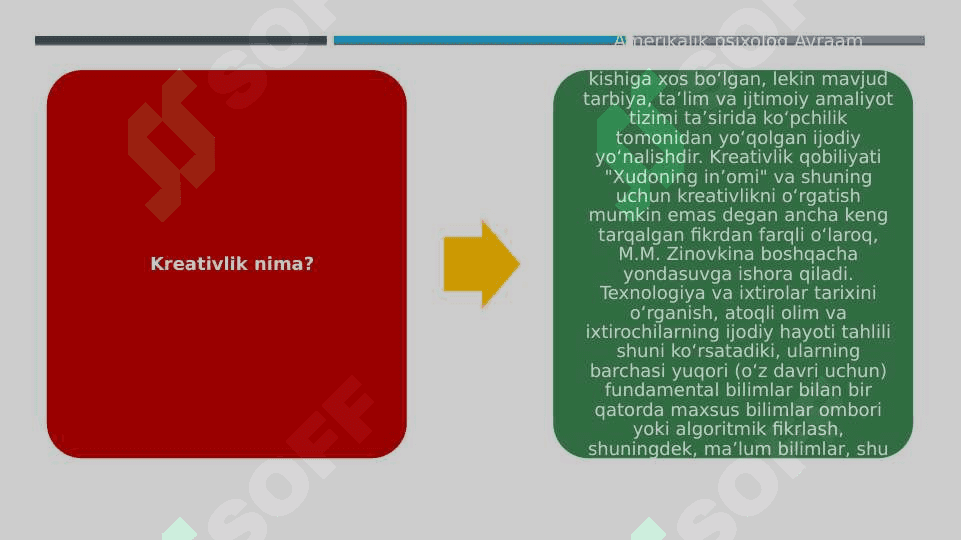 Kreativ pedagogika fanini o'qitishda o'quvchilarning ijodiy faoliyati va uning tuzilishi 6