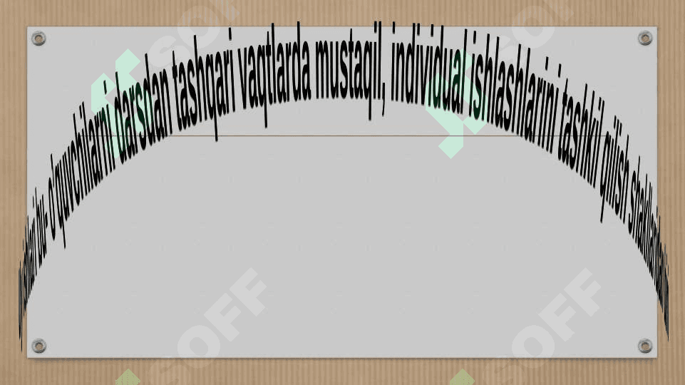 Boshlang’ich sinflarda matematika o’qitishning darsdan tashqari shakllari 8