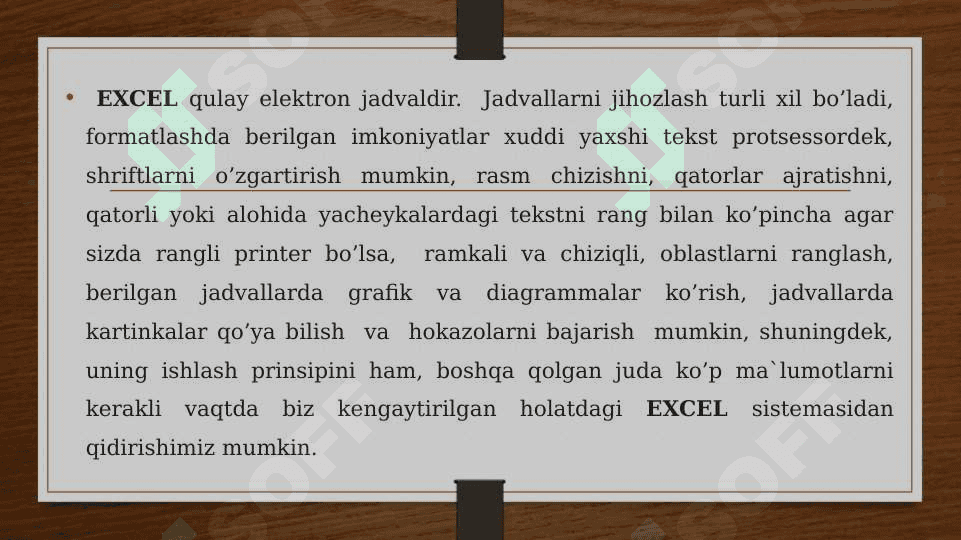 Excel dasturida kredit sohasiga oid funksiyalardan foydalanish. Moliyaviy taoifasidan foydalanish 4