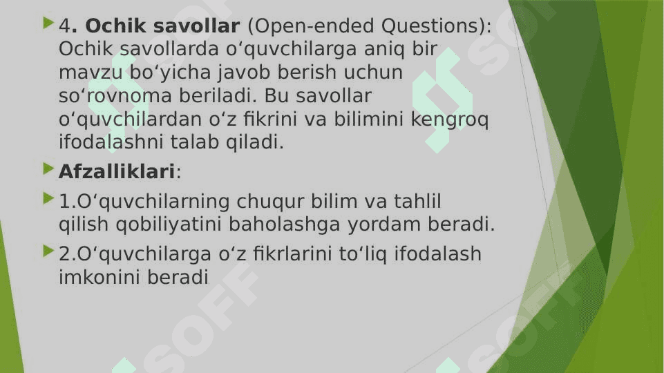 INFORMATIKA FANLARINI O’QITISHDA ELEKTRON TESTLAR YARATISH TEXNOLOGIYASINING SAMARALI USULLARI 7