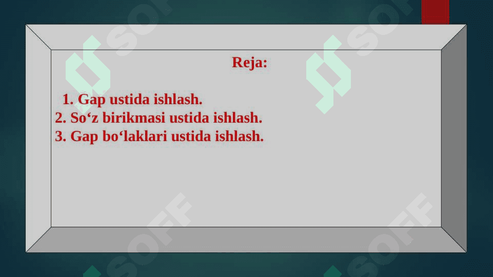 Boshlang‘ich sinfda gap ustida ishlash 2