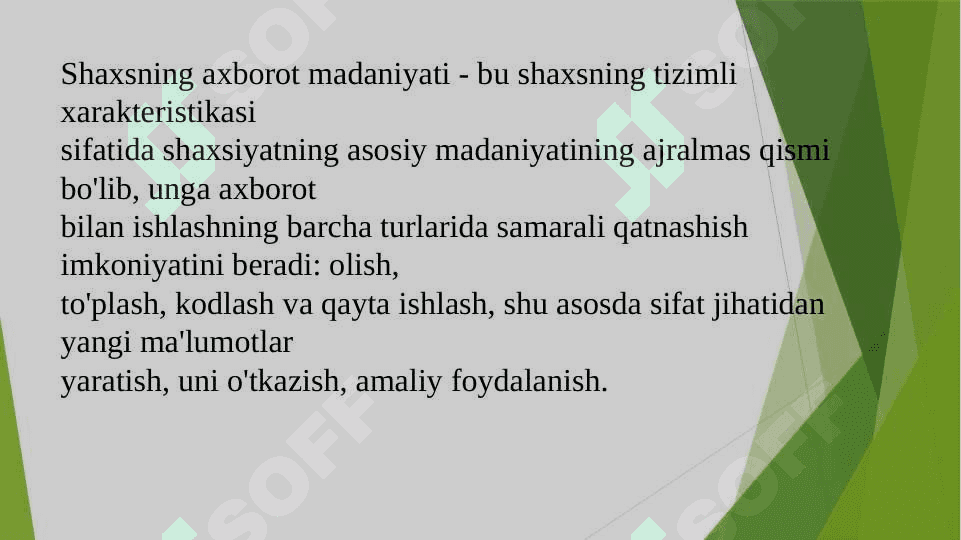 Media maydon tuzilishi, ta’siri va media maydonda axborot tarqatish madaniyati 6