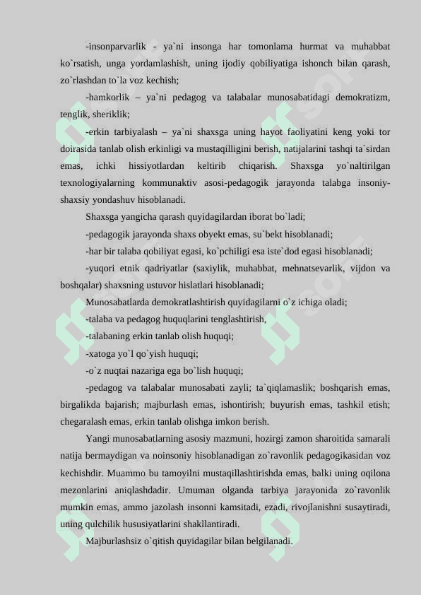 SHAXSGA YO`NALTIRILGAN TA`LIM TEXNOLOGIYALARI ASOSIDA O`QUVCHILARDA TANQIDIY VA KREATIV TAFAKKURNI SHAKLLANTIRISH 5