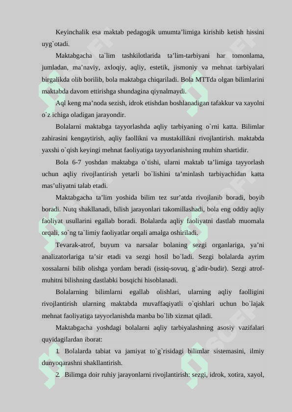 Maktabgacha ta'lim muassasasi, oila va maktab hamkorligi 5