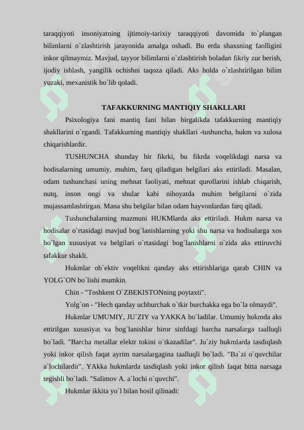 TAFAKKUR BORASIDAGI PSIXOLOGIK NAZARIYALAR 4