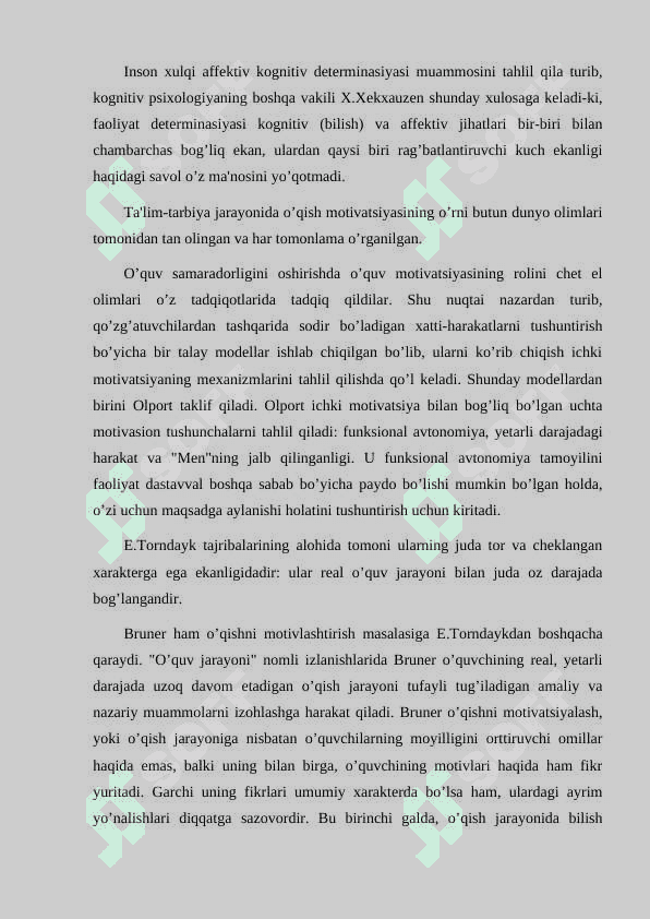 XORIJ PSIXOLOGIYASIDA MOTIV VA MOTIVATSIYA MUAMMOSI 5