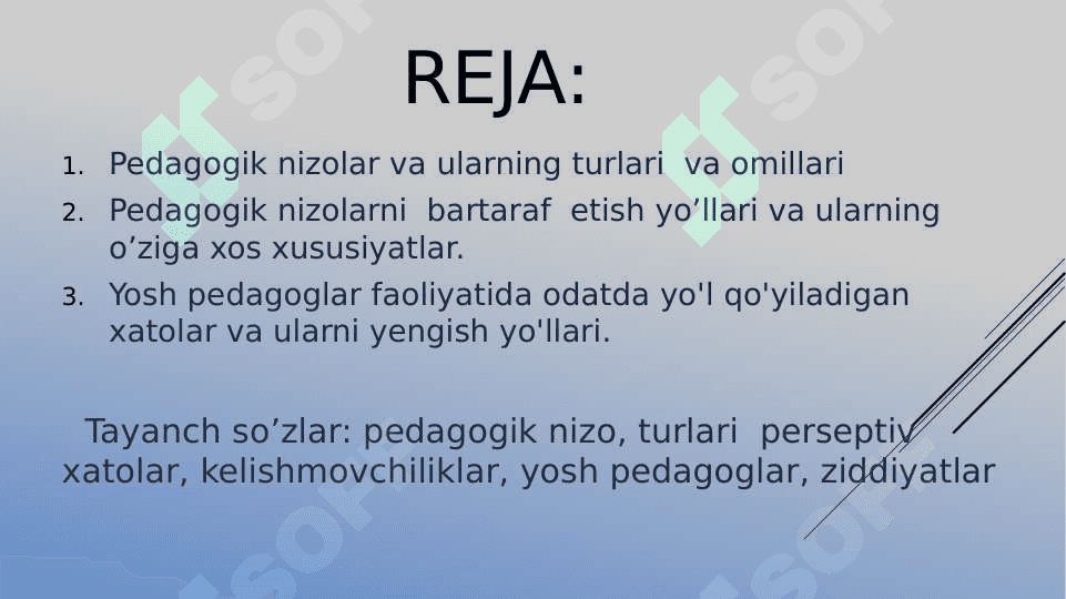 O’qituvchi kasbiy faoliyatida pedagogik nizolar va ziddiyatlar 2