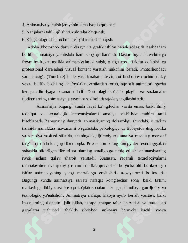 Adabiy photoshop grafik muhariri yordamida animatsiya xosil qilish 3