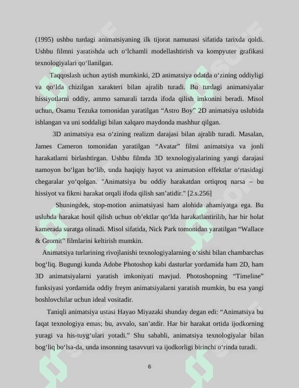 Adabiy photoshop grafik muhariri yordamida animatsiya xosil qilish 6