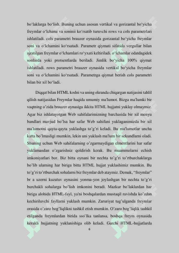 HTML da giper ssilkalar. 6