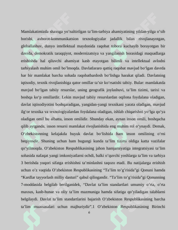 Kambinatorika elementlarini o’qitish metodikasi 6