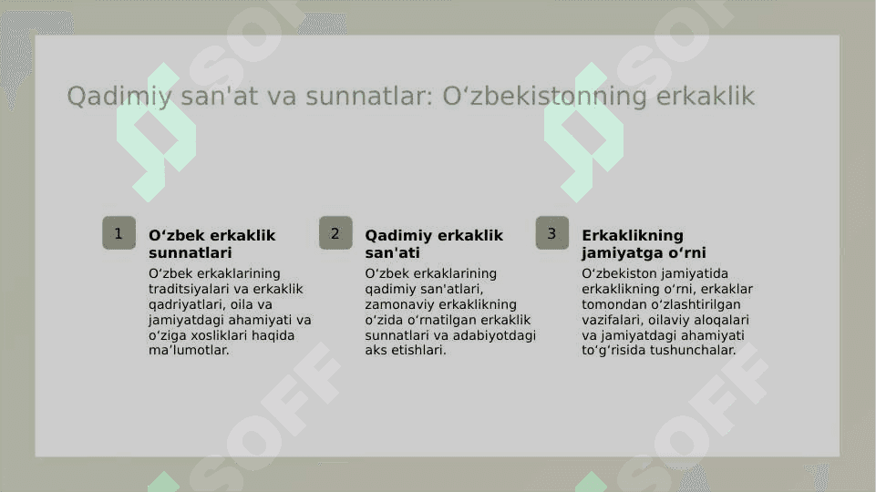 Oʻzbekiston Milliy urf-odatlari va qadriyatlari 5