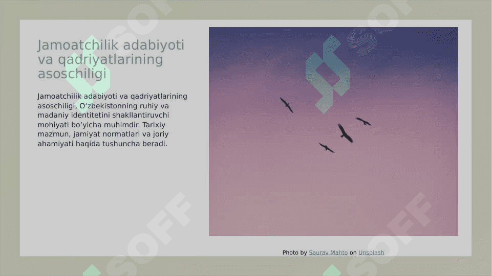 Oʻzbekiston Milliy urf-odatlari va qadriyatlari 7