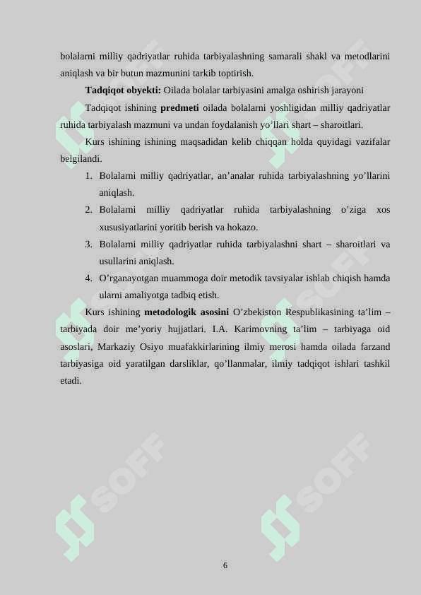 Oilada bola tarbiyasi 6