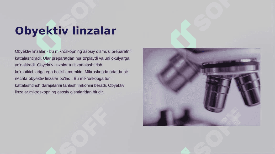 Mikraskopning tuzilishi va uning kattalashtirishi 4