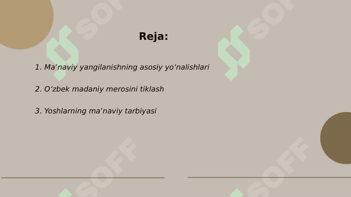 Yangi Oʻzbekistonda amalga oshirilayotgan maʼnaviy oʻzgarishlar 2