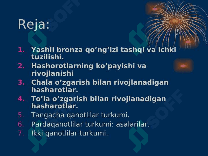 Hasharotlar sinfi 2