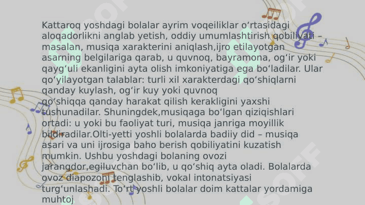 Maktabgacha ta'limda mustaqil musiqiy faoliyat 4