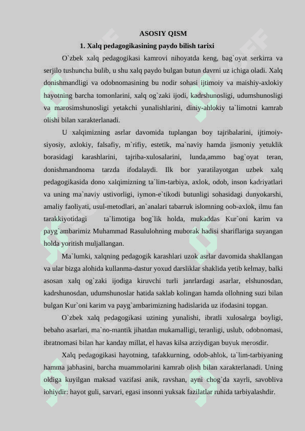 O`zbek xalq pedagogikasining imkoniyatlari va istiqbollari 4