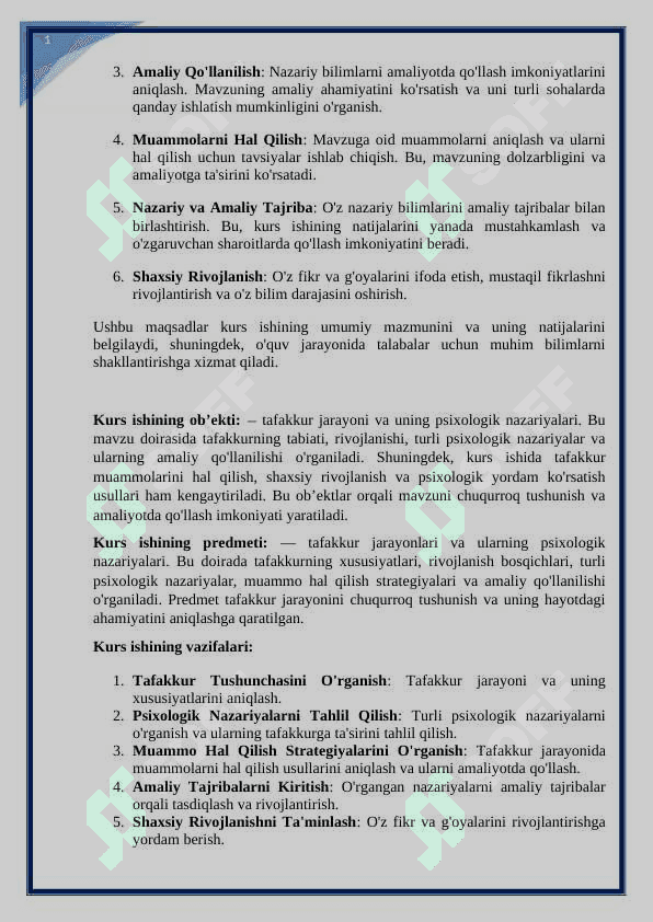 Tafakkur borasidagi psixologik nazariyalar 3