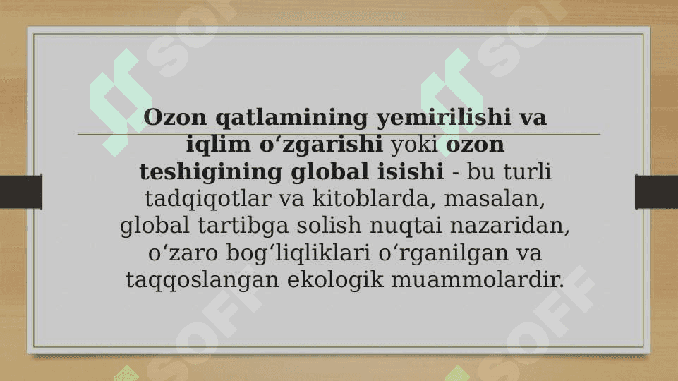 Ozon qatlami 2