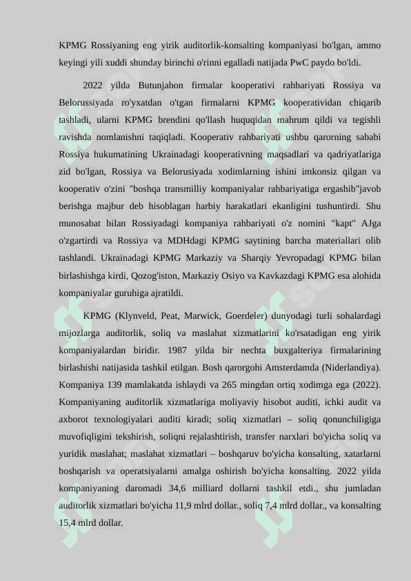 “KPMG” auditorlik kompaniyasi 5