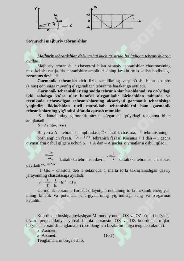 So’nuvchi majburiy tebranishlar 2