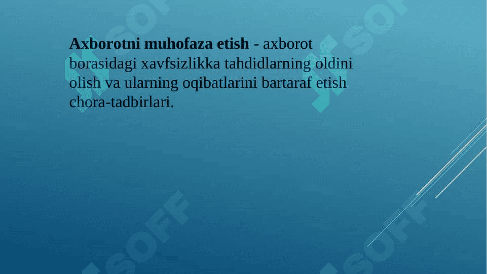 O‘zbekistondaAxborot xavfsizligining  ma’naviy- huquqiy asoslari 3