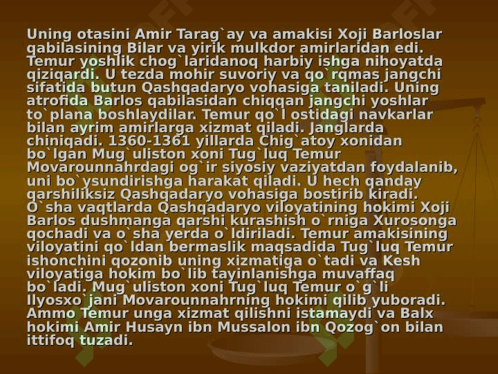 AMIR TEMUR  FAXRIMIZ 4