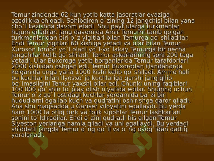 AMIR TEMUR  FAXRIMIZ 7
