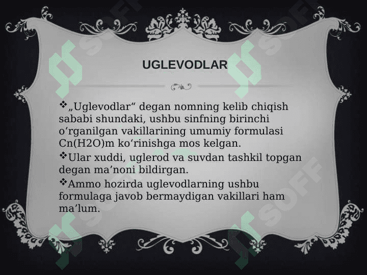 UGLEVODLAR 2