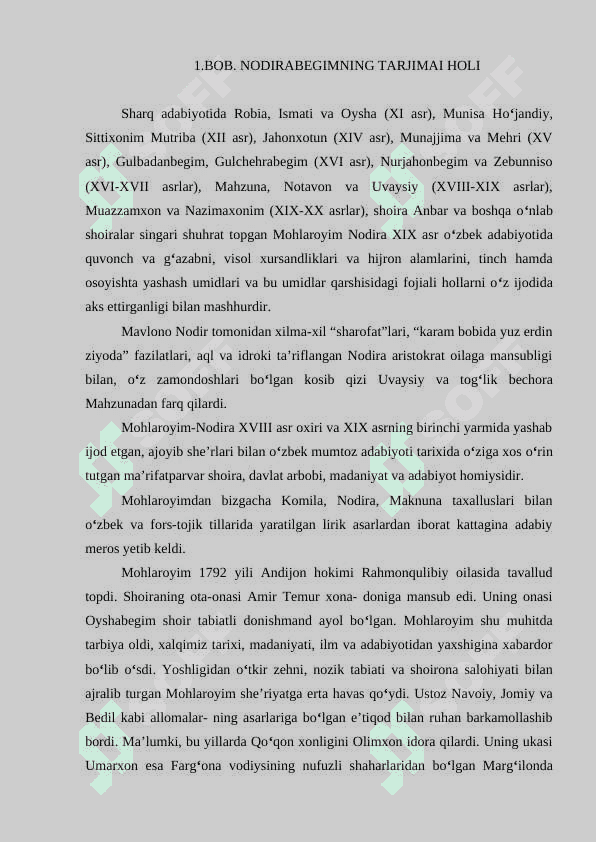 Nodiraning lirik merosi 4
