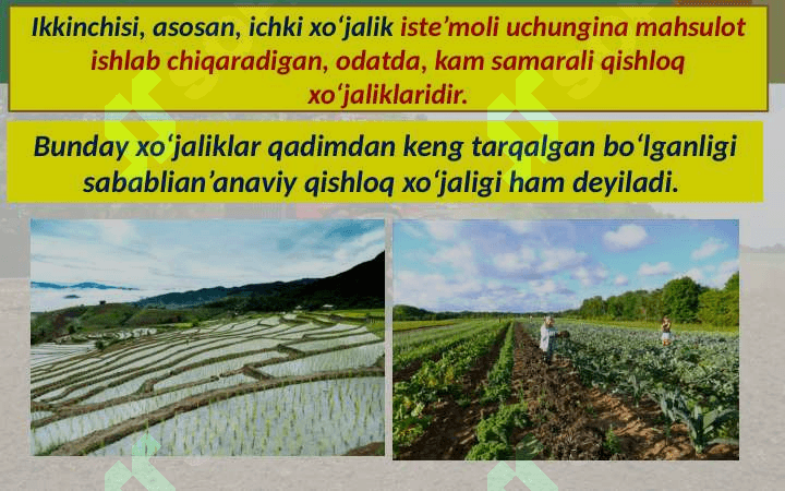 O’rta Osiyoning sanoat va qishloq xo’jaligi 8