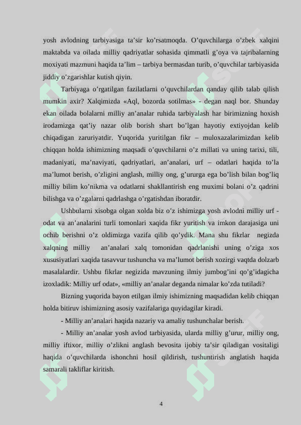 Oilada bola tarbiyasi 4