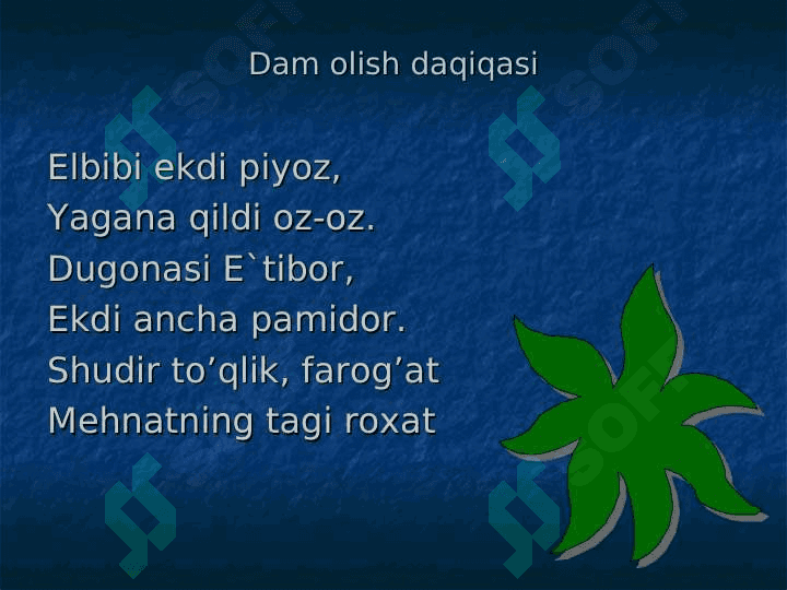dars. Tutuq (`) belgisi 4
