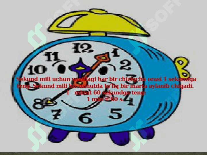 Vaqt birliklari. Sekund 4