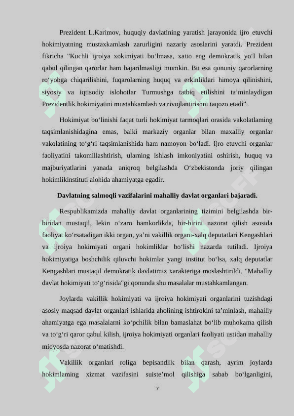 XX asr oxiri XXI asr boshlarida dunyoda yuz berayotgan tub o‘zgarishlar sharoitida O‘zbekiston 6
