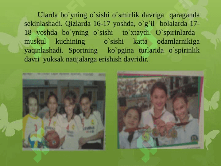 Ilk o`spirinlik va yoshlik davrining psixologik xususiyatlari 4