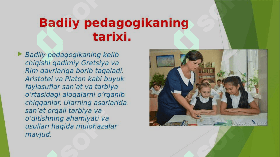 Badiiy pedagogika fanining predmeti,  maqsad va vazifalari 3