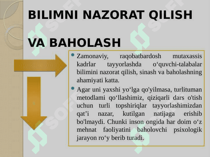 O’quv jarayoni uchun     o’rgatuvchi taqdimot yaratish. 3