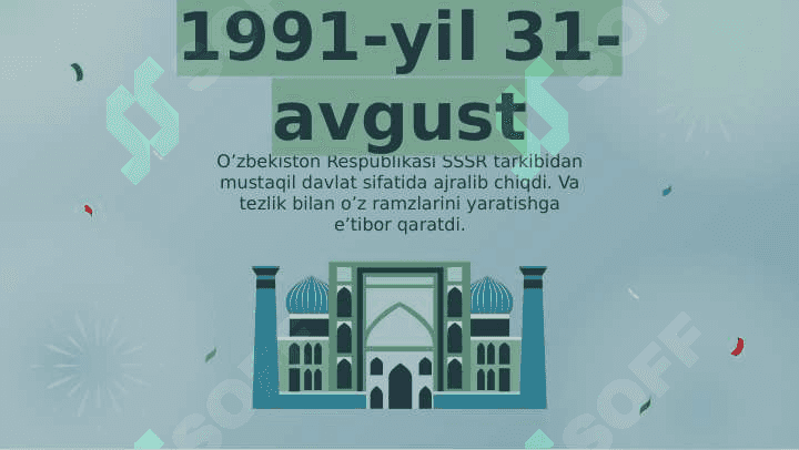 O’ZBEKISTON DAVLAT RAMZLARINING QABUL QILINISHI 2