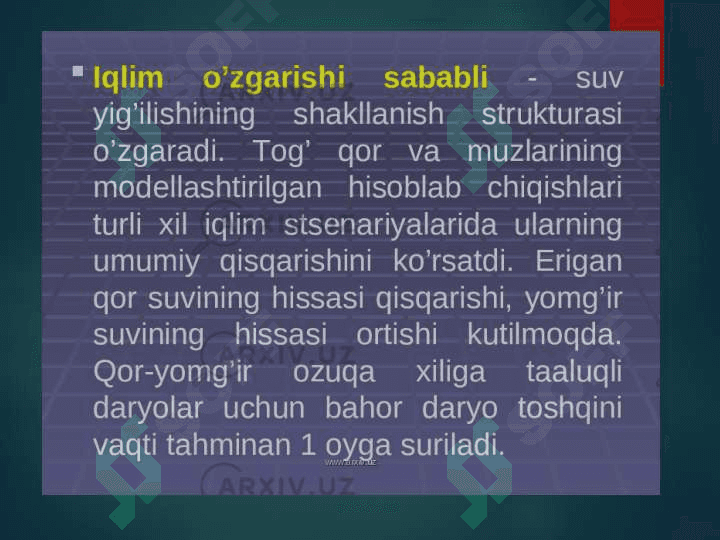 Iqlimning o'zgarishi 6