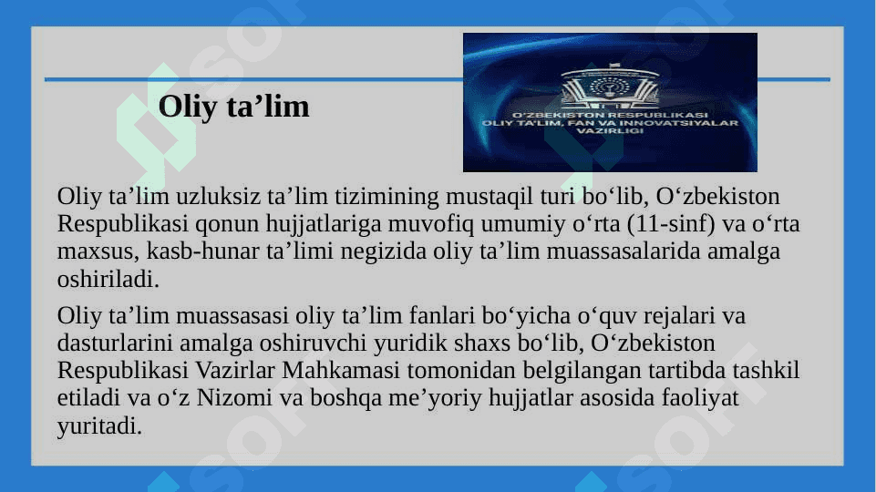 Akademik ko‘nikmalar va kasbiy kompetentlik 8